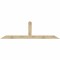 Ekena Millwork Portland Rough Sawn Timber Gable Bracket, Douglas Fir, 108"W x 31 1/2"H x 2"D x 6"F, 7/12 Pitch GBW108X31X0206POR00RDF - alternate 1